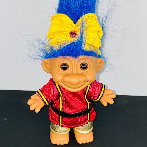 Russ Troll Doll Mystic Psychic Blue Hair Brown Eyes - Picture 2 of 7